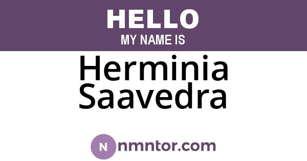 Herminia Saavedra