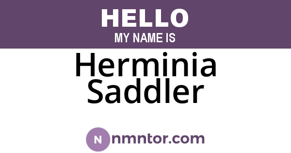 Herminia Saddler