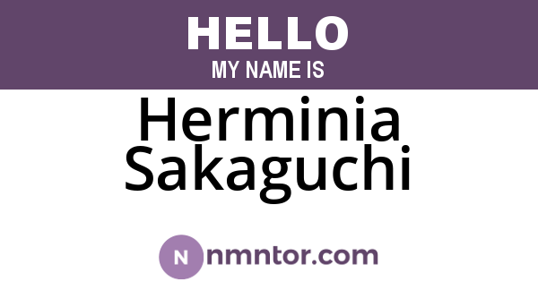 Herminia Sakaguchi