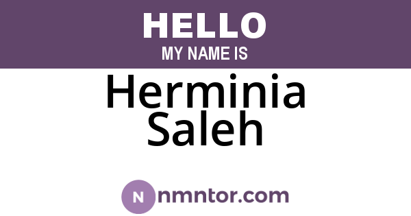 Herminia Saleh