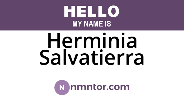Herminia Salvatierra