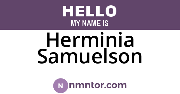 Herminia Samuelson