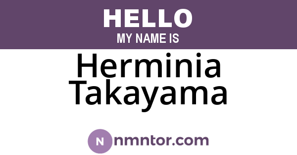 Herminia Takayama