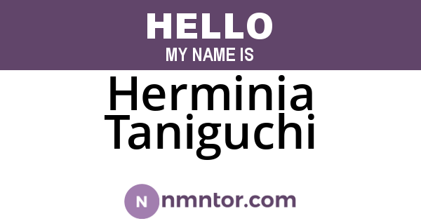 Herminia Taniguchi