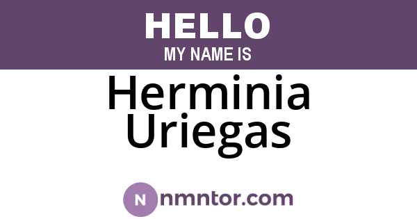 Herminia Uriegas