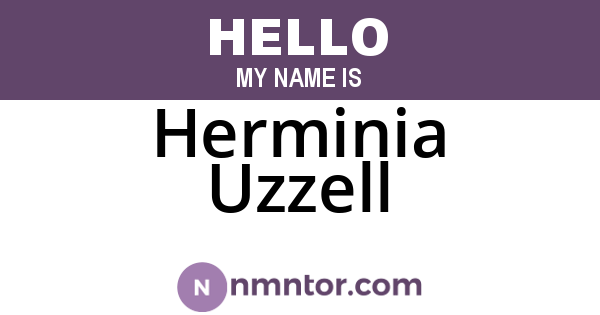 Herminia Uzzell