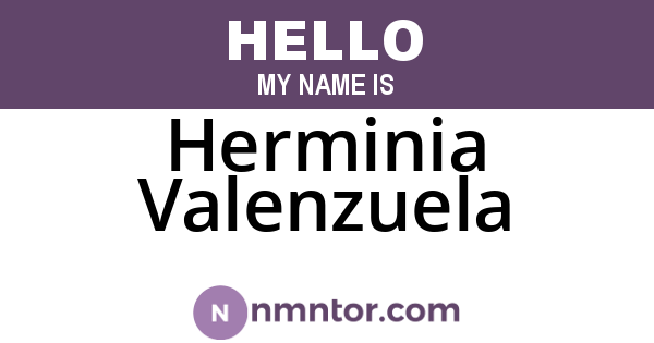 Herminia Valenzuela