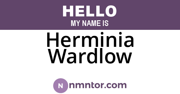 Herminia Wardlow