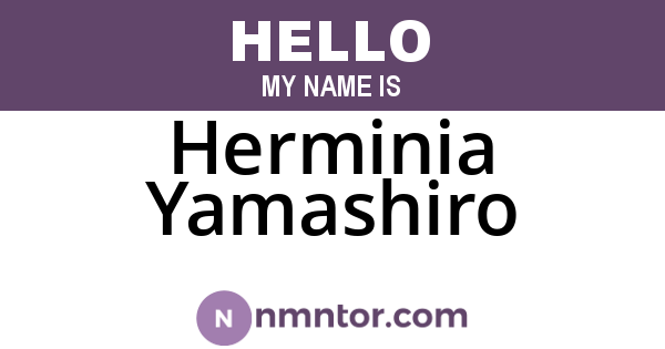 Herminia Yamashiro