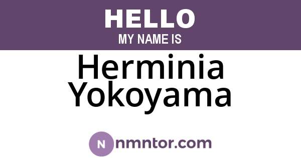Herminia Yokoyama