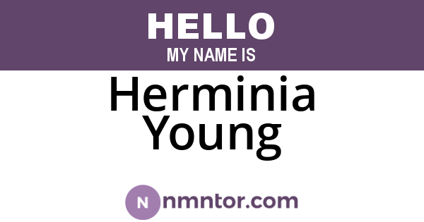 Herminia Young