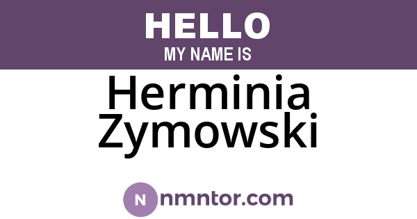 Herminia Zymowski