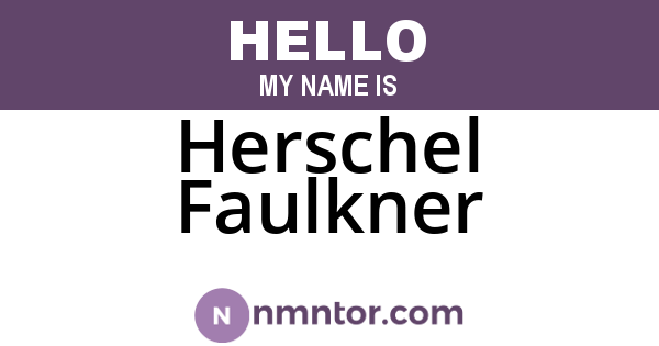 Herschel Faulkner
