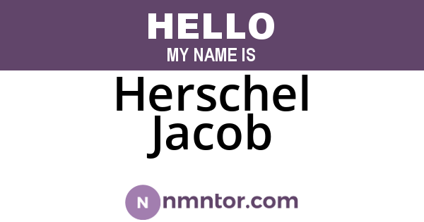 Herschel Jacob