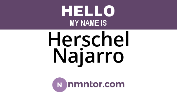 Herschel Najarro