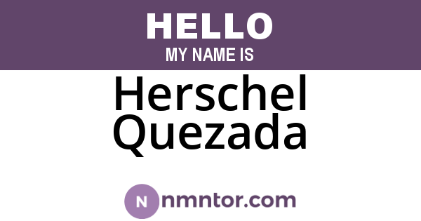 Herschel Quezada
