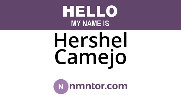 Hershel Camejo