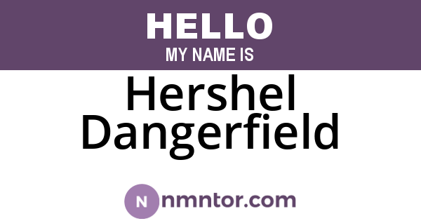 Hershel Dangerfield