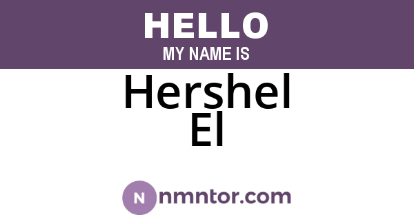 Hershel El