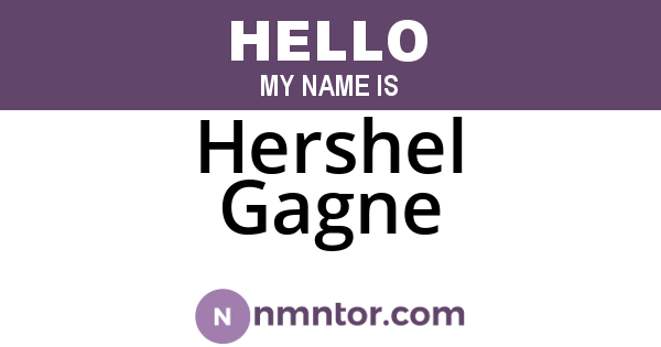 Hershel Gagne