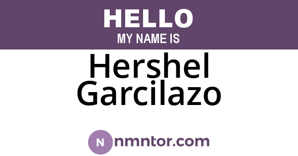 Hershel Garcilazo
