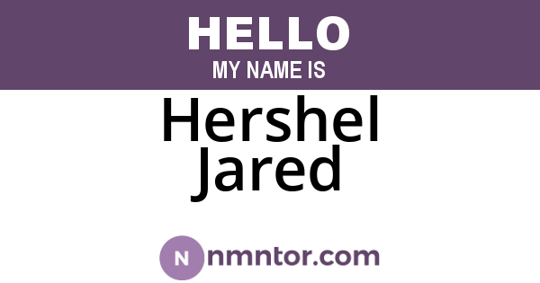 Hershel Jared
