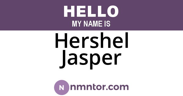 Hershel Jasper