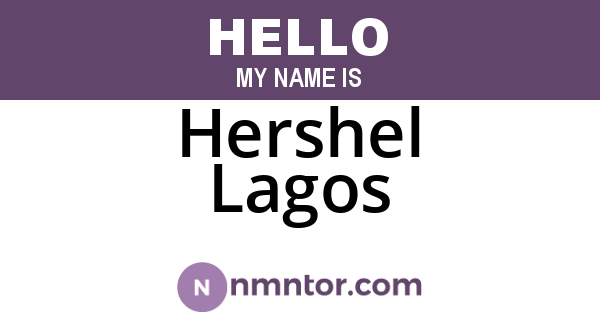 Hershel Lagos