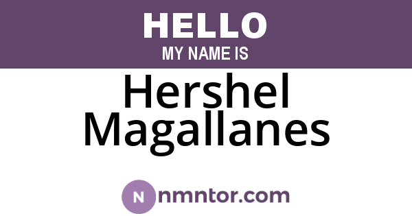 Hershel Magallanes