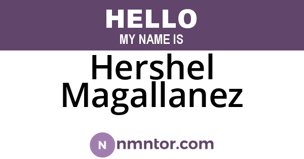 Hershel Magallanez