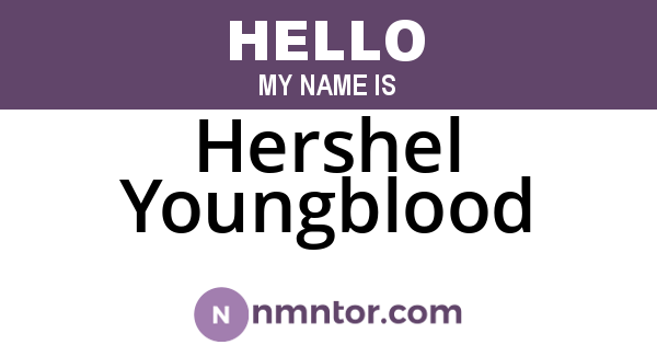 Hershel Youngblood