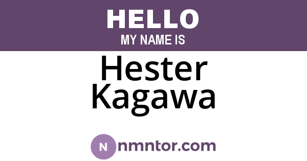 Hester Kagawa