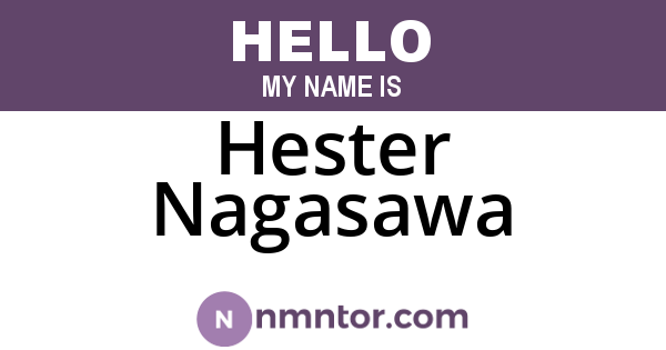 Hester Nagasawa