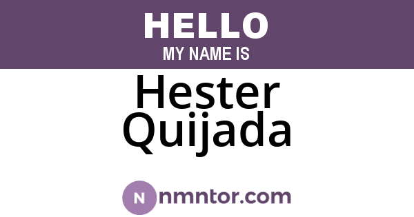 Hester Quijada
