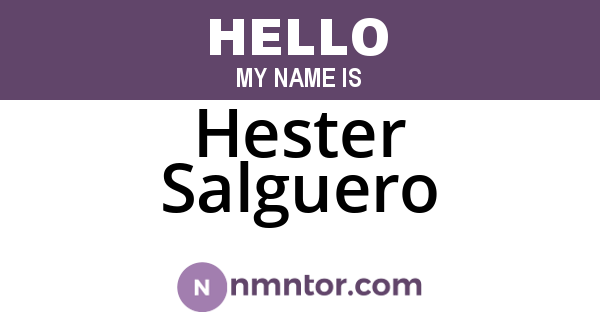 Hester Salguero