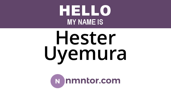 Hester Uyemura