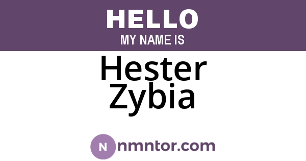 Hester Zybia