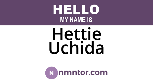 Hettie Uchida