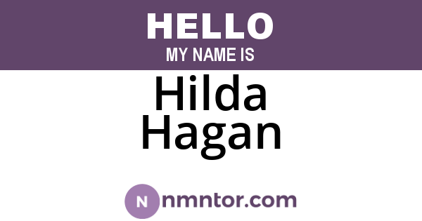 Hilda Hagan