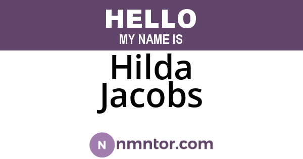 Hilda Jacobs