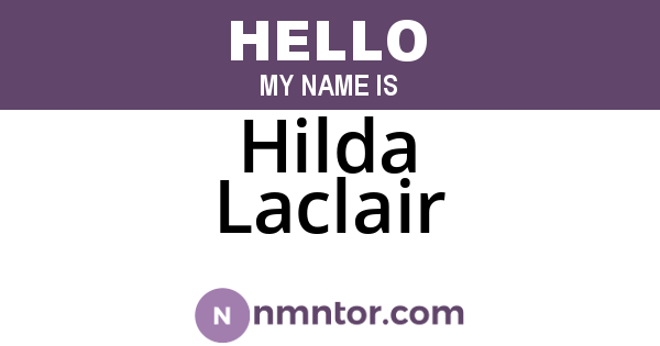 Hilda Laclair