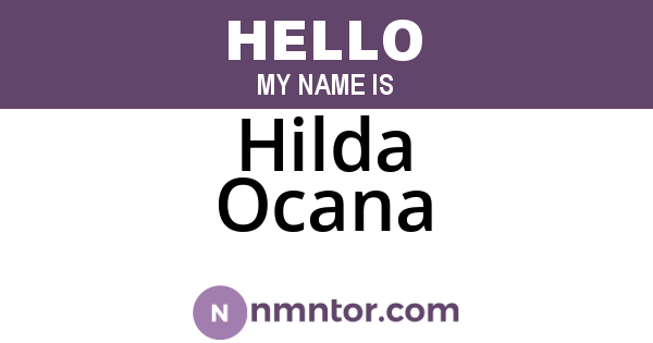 Hilda Ocana