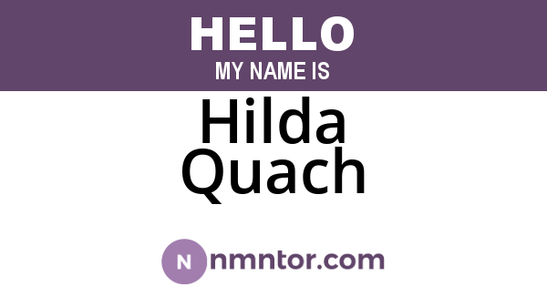 Hilda Quach