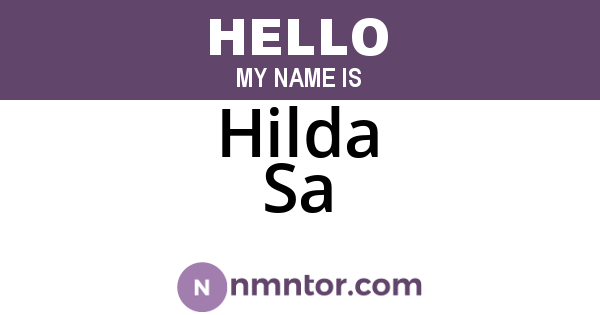 Hilda Sa