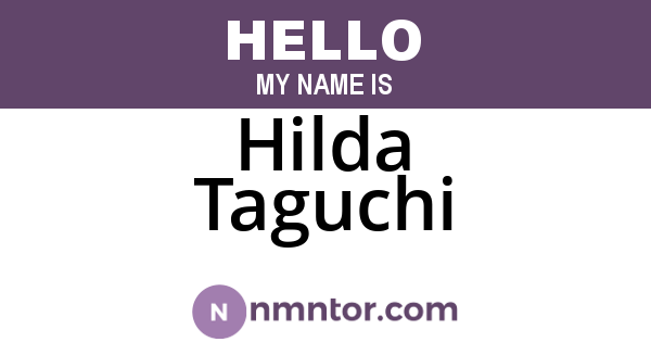 Hilda Taguchi
