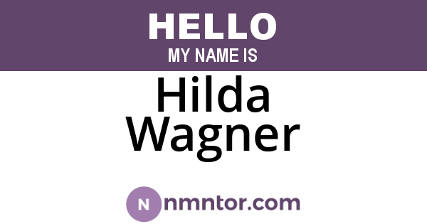 Hilda Wagner