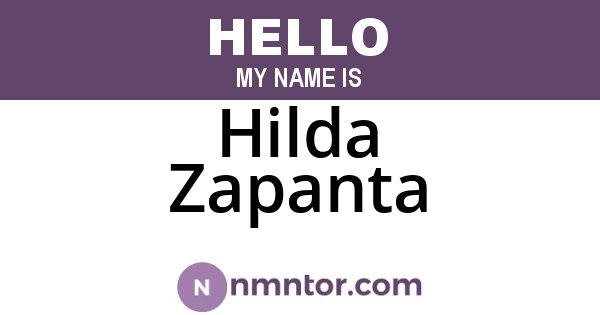 Hilda Zapanta