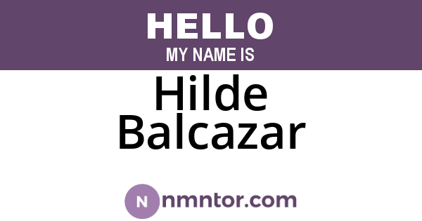 Hilde Balcazar