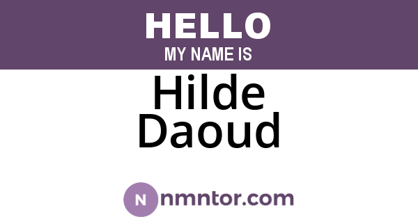Hilde Daoud