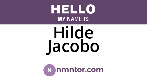 Hilde Jacobo